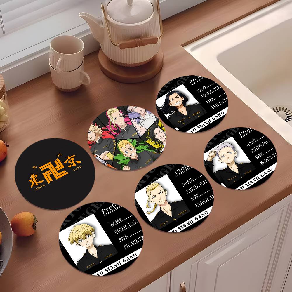 T And Tea Coffee - อะนิเมะ ที-โตเกียว อาร์-รีเวนเจอร์ส โคสเตอร์ 10 ซม.