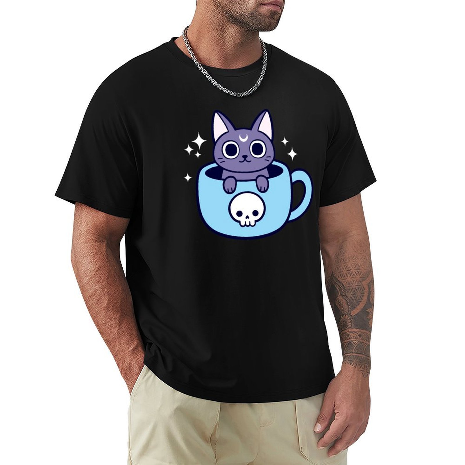 Coffee Tea Knits - เสื้อยืด Black Magic Tea / Coffee