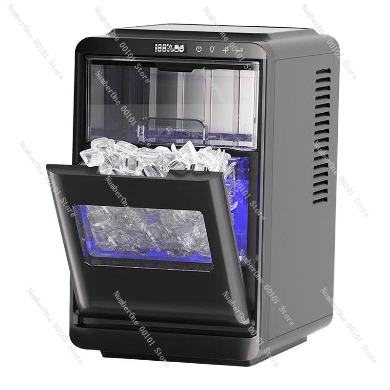 Coffee Tea Machine For Home - เครื่องทำน้ำแข็งอัตโนมัติสำหรับงานปาร์ตี้ที่บ้าน ผลิตน้ำแข็งได้ 12 กก. ภายใน 24