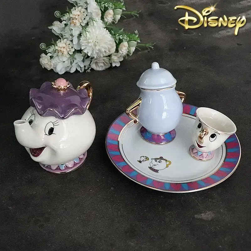 Coffee Tea Brew - กาน้ำชาการ์ตูนโฉมงามกับเจ้าชายอสูร แก้วกาแฟ มิสซิส พอตส์ ชิป แก้วน้ำชา