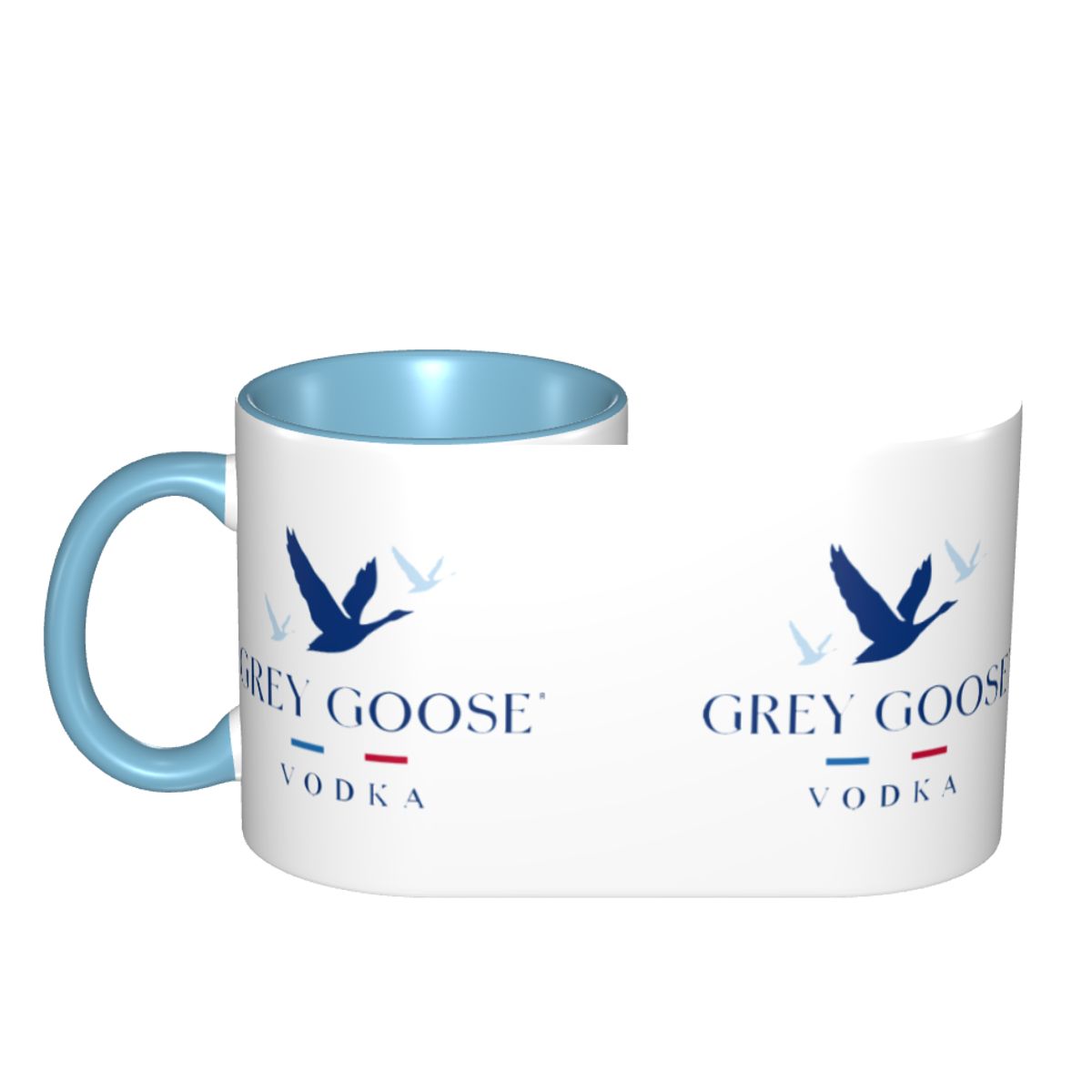 Coffee Tea Vodka - แก้ววอดก้า Grey Goose แก้วเซรามิกตลกๆ สำหรับกาแฟ ชา