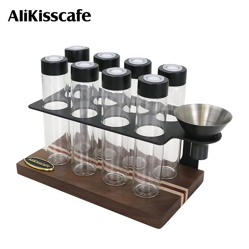Coffee Tea Bean - Alikisscafe กาแฟถั่วหลอดเก็บคอนเทนเนอร์จอแสดงผลเดี่ยวชาไอเสียวาล์ว Barista เครื่องมือ Espresso อุปกรณ์เสริม