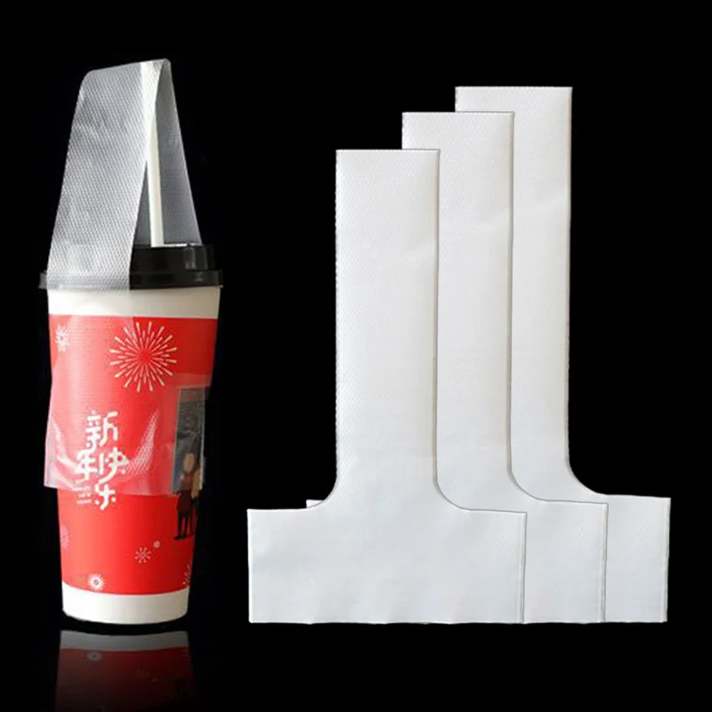T And Tea Coffee - 100 ชิ้น/ล็อต ถุงพลาสติกแบบ T-Shaped Bayonet ใส