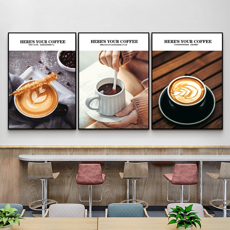 Coffee Tea Menu - นี่คือรสชาติกาแฟของคุณ Bean Tea Room รู้กาแฟเมนูภาพผ้าใบตกแต่งบ้านผนังภาพวาดตกแต่งห้อง 24
