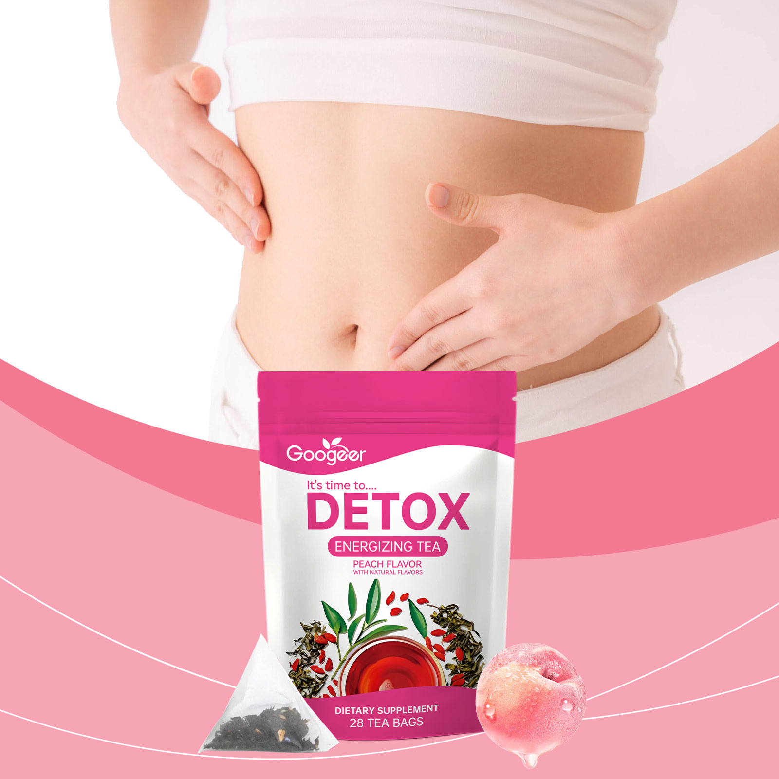 Coffee Tea For Weight Loss - ชาสมุนไพรดีท็อกซ์ 28 ชิ้น ช่วยบรรเทาอาการท้องอืด ขับสารพิษ ดูแลสุขภาพ