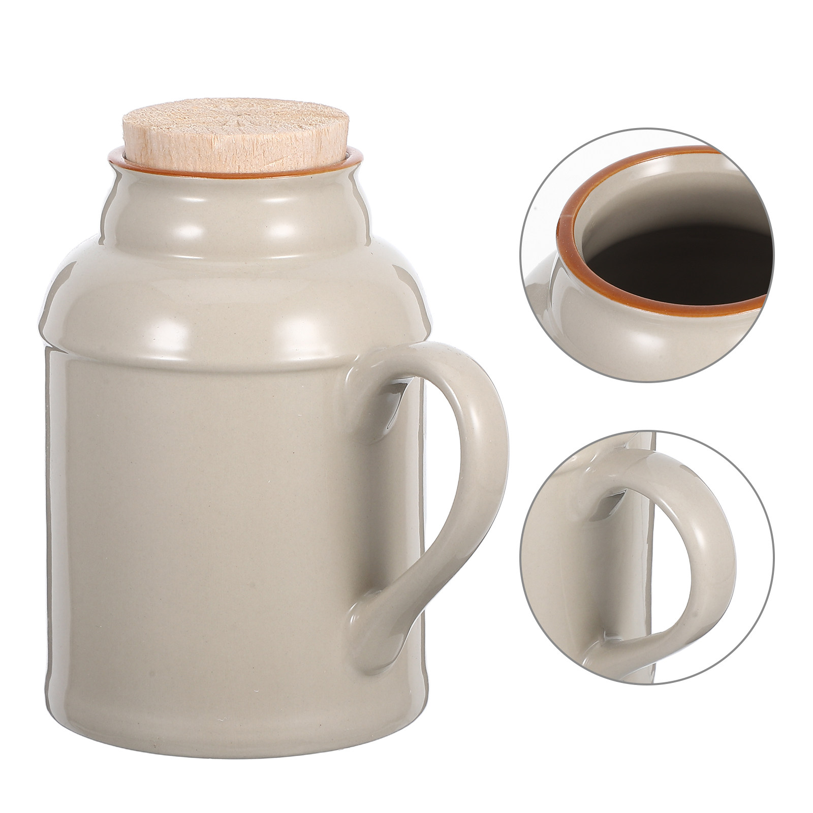 กาต้มน้ำเซรามิกวินเทจตกแต่งพร้ - Coffee Tea Brew บทวิจารณ์และราคา
