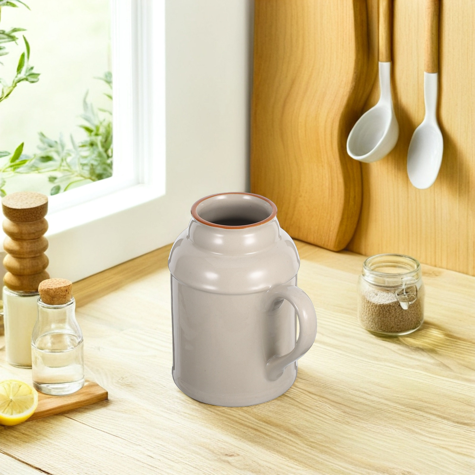 กาต้มน้ำเซรามิกวินเทจตกแต่งพร้ - Coffee Tea Brew บทวิจารณ์และราคา