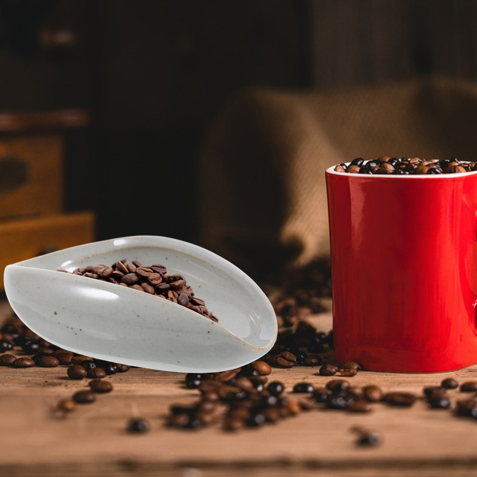 ถาดเซรามิกสำหรับเมล็ดกาแฟ ถ้วย - Coffee Tea Brew บทวิจารณ์และราคา