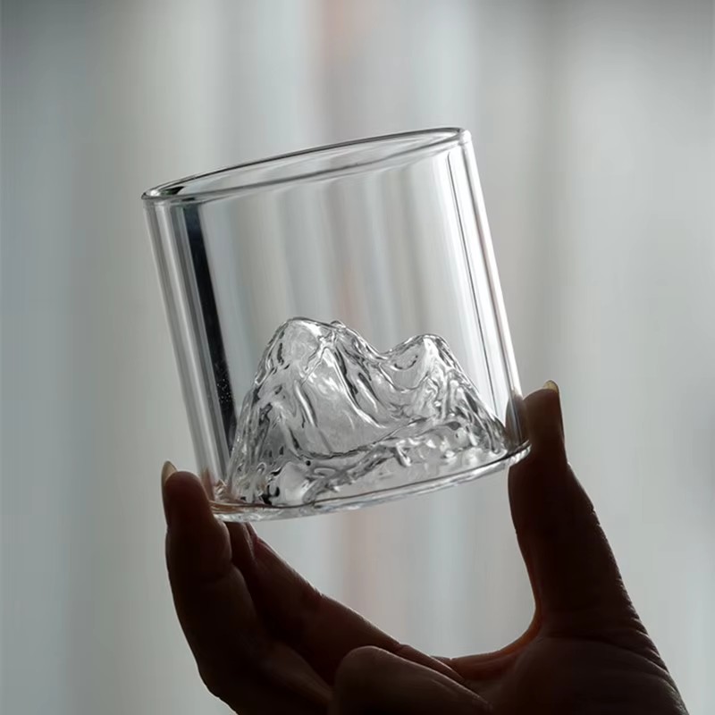 170Ml ญี่ปุ่นแก้ววิสกี้ถ้วย 3D - Coffee Tea Vodka บทวิจารณ์และราคา