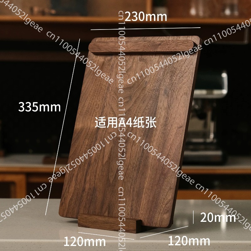 ป้ายเมนูตั้งโต๊ะไม้วอลนัทสีดำ  - Coffee Tea Menu บทวิจารณ์และราคา