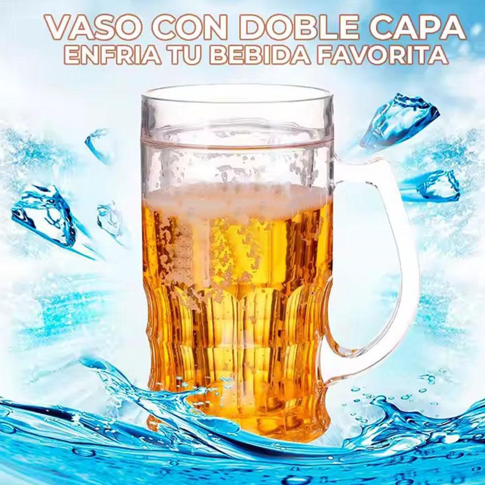 แก้วเบียร์น้ำแข็งปลอมแบบสองชั้ - Double Wall Mug บทวิจารณ์และราคา