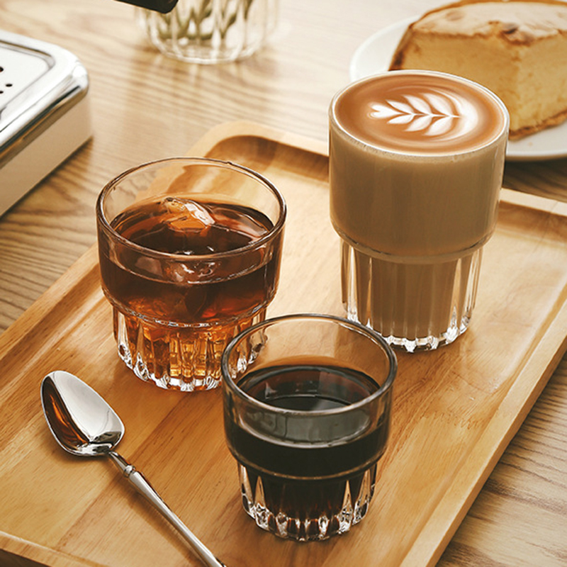 แก้วน้ำชาใส cangkir kaca ทนควา - Juice Tea Coffee บทวิจารณ์และราคา