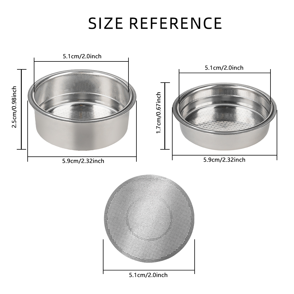 Pressured Double Layer 51 มม.ต - Coffee And Tea Filter บทวิจารณ์และราคา