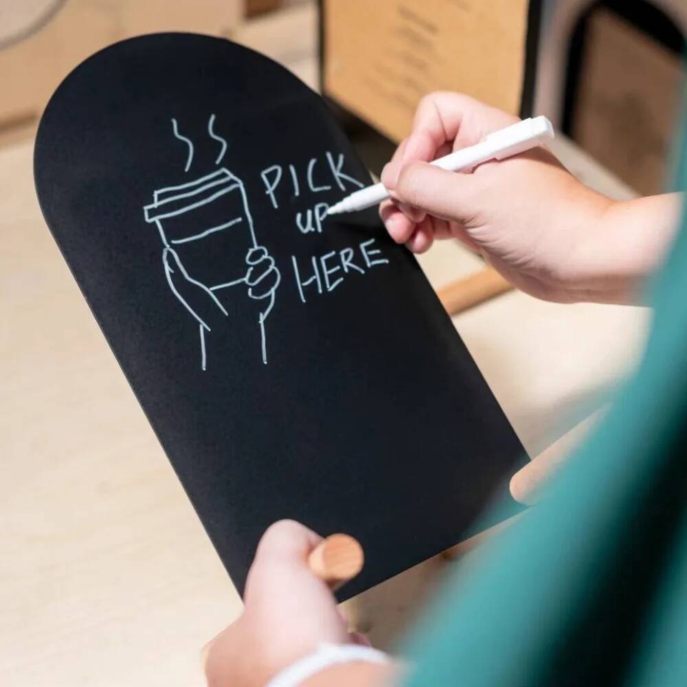 ขาตั้งเมนูโลหะเพ้นท์ลายด้วยมือ - Coffee Tea Menu บทวิจารณ์และราคา