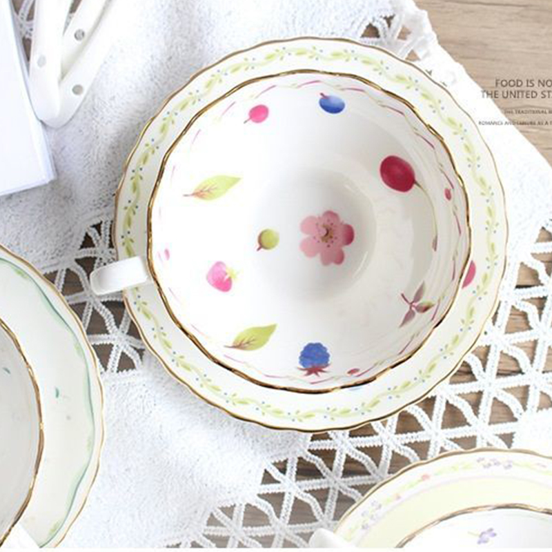 ชุดถ้วยกาแฟเซรามิคยุโรปสไตล์ B - Espresso Cup Saucer บทวิจารณ์และราคา