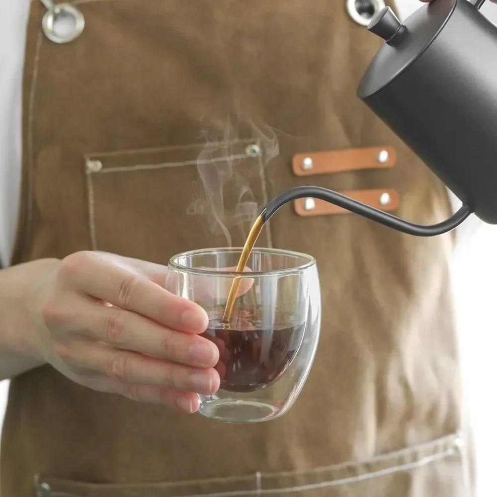 6 pcs ล้างผนังคู่แก้วกาแฟ 80 m - Juice Tea Coffee บทวิจารณ์และราคา