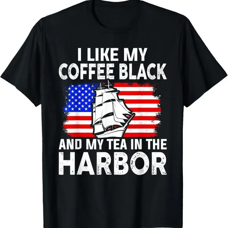 ฉันชอบกาแฟดำและชาในเสื้อยืดลาย - T And Tea Coffee บทวิจารณ์และราคา