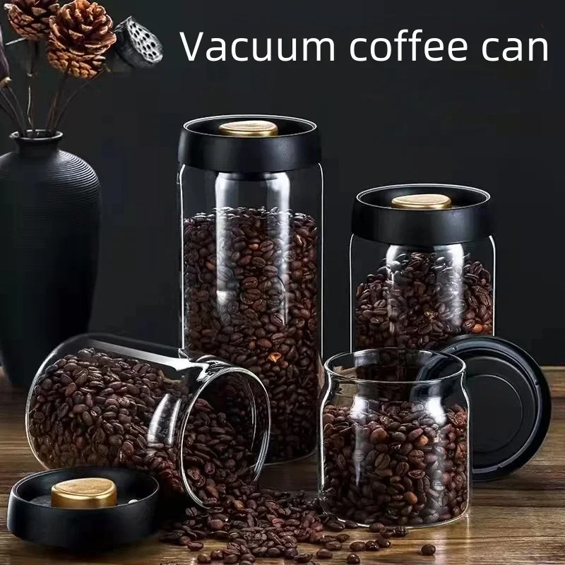โถเก็บกาแฟสุญญากาศแบบแมนนวล ทำ - Coffee Tea Jars บทวิจารณ์และราคา