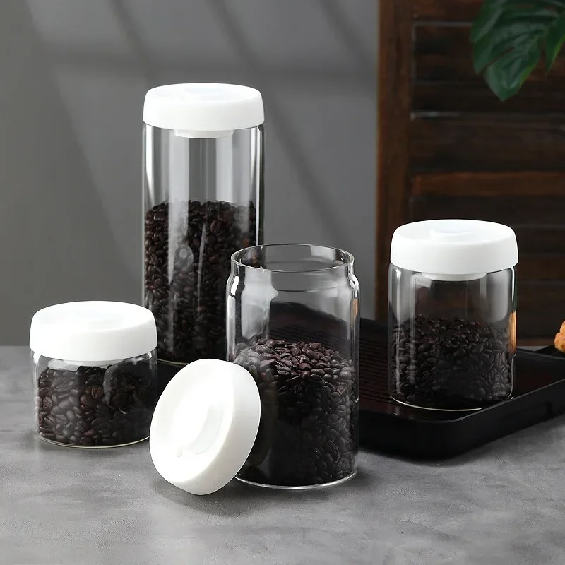 โถเก็บกาแฟสุญญากาศแบบแมนนวล ทำ - Coffee Tea Jars บทวิจารณ์และราคา