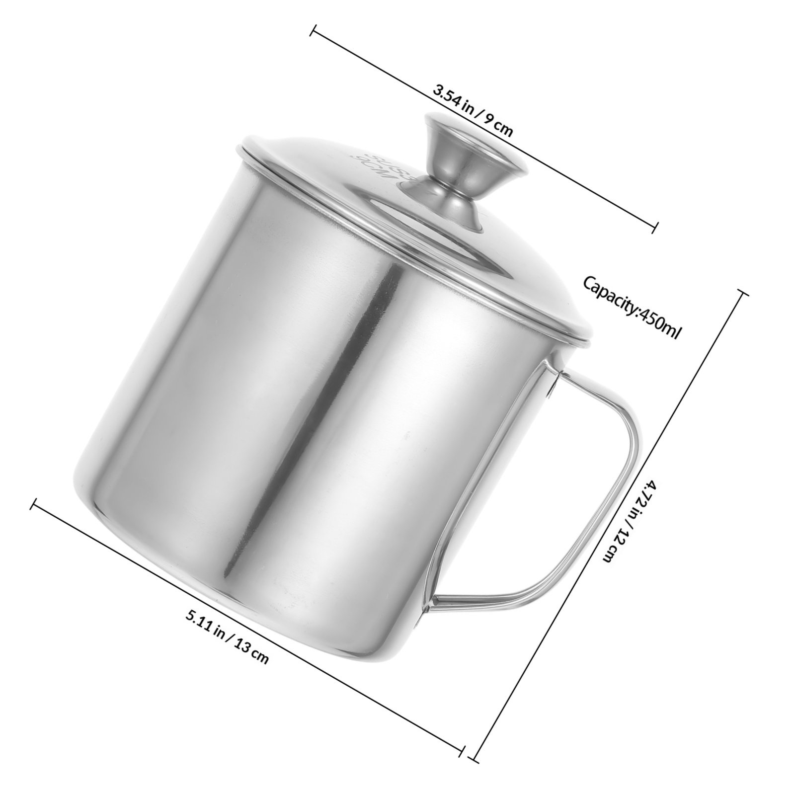 แก้วสแตนเลสสองชั้นเก็บความร้อน - Mug Tea Coffee บทวิจารณ์และราคา