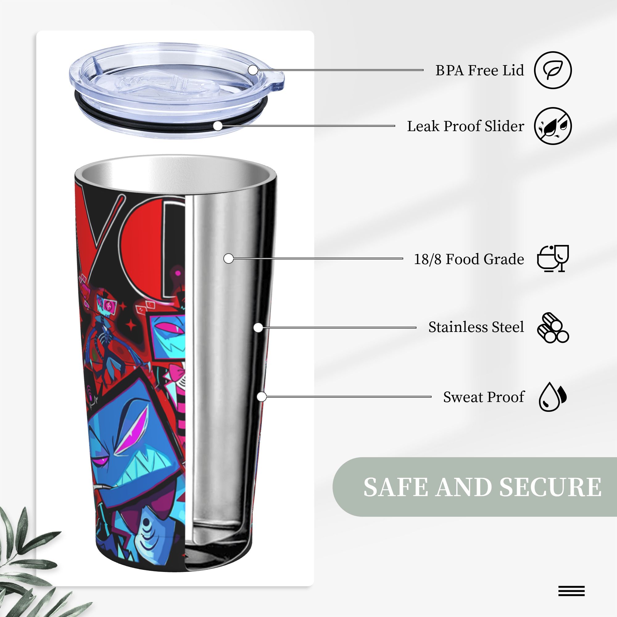 แก้วน้ำเก็บความร้อน Hazbin Hot - Double Wall Mug บทวิจารณ์และราคา