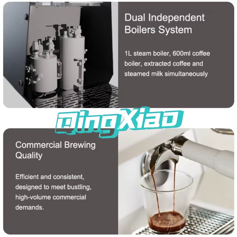 เครื่องชงกาแฟอิตาเลียนกึ่งอัตโ - Coffee Tea Machine For Home บทวิจารณ์และราคา
