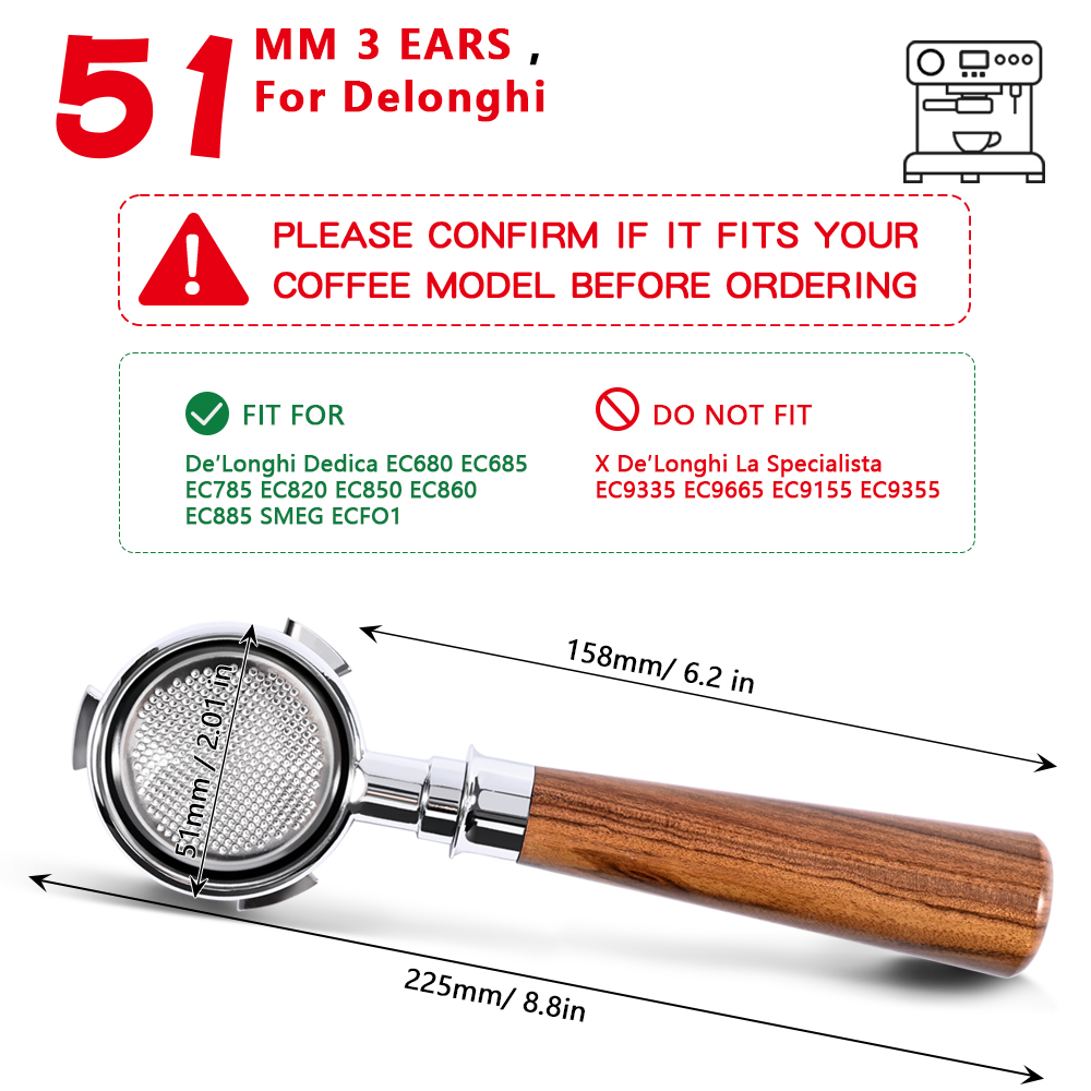 พอร์ทาฟิลเตอร์แบบไม่มีก้นขนาด  - Coffee And Tea Filter บทวิจารณ์และราคา