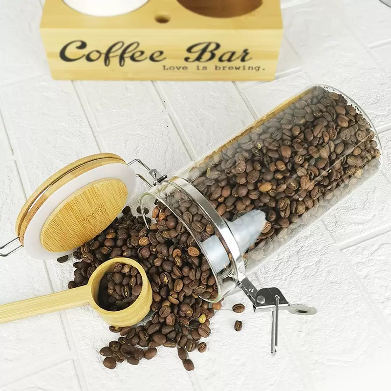 กระปุกเก็บกาแฟ 2 ชิ้น พร้อมฝาป - Coffee Tea Bean บทวิจารณ์และราคา