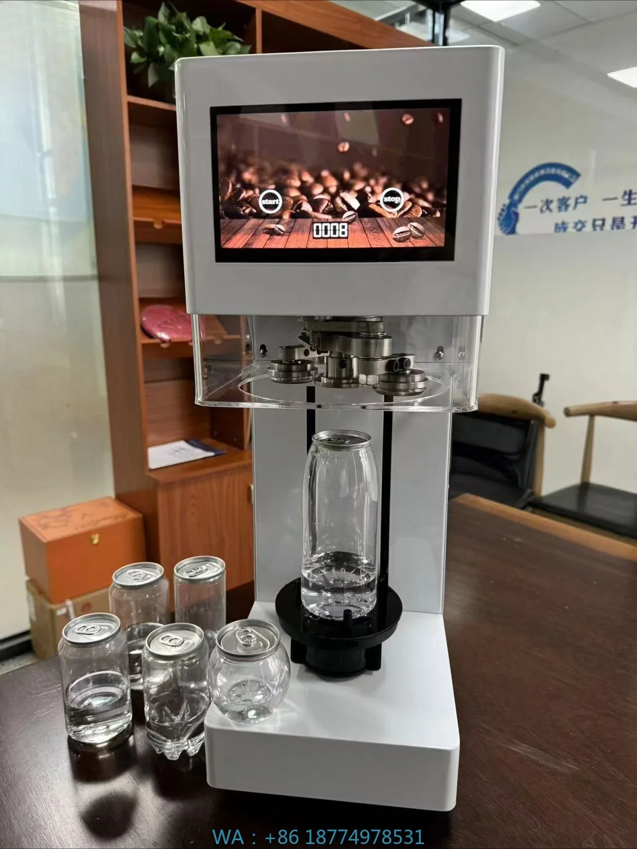 เครื่องปิดผนึกกระป๋อง PET แบบ  - Coffee Tea Machine บทวิจารณ์และราคา