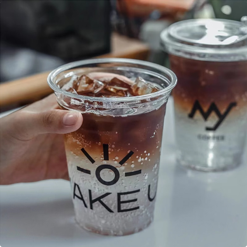 ถ้วยพลาสติกโลโก้ที่กําหนดเอง Y - Coffee Tea Day บทวิจารณ์และราคา