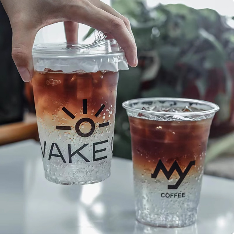 ถ้วยพลาสติกโลโก้ที่กําหนดเอง Y - Coffee Tea Day บทวิจารณ์และราคา