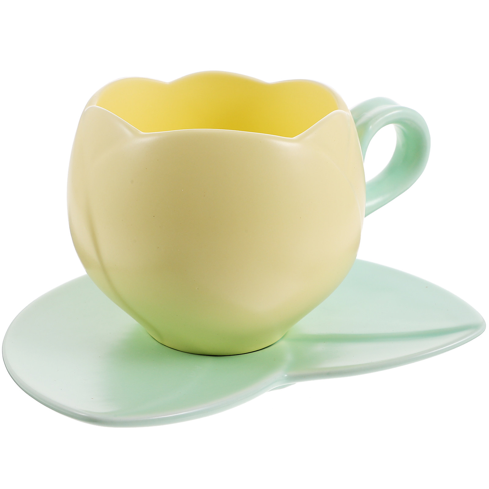 1 ชุดถ้วยกาแฟเซรามิกพร้อมจานรอ - Juice Tea Coffee บทวิจารณ์และราคา