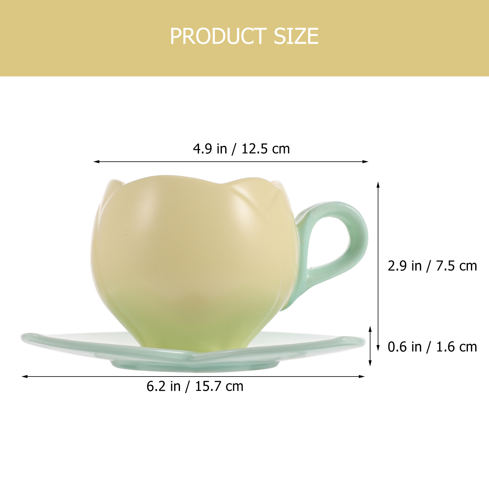 1 ชุดถ้วยกาแฟเซรามิกพร้อมจานรอ - Juice Tea Coffee บทวิจารณ์และราคา