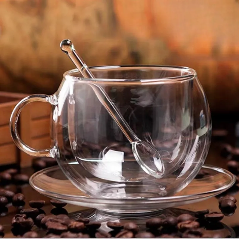 150/300ml คู่ด้านล่างแก้วถ้วยก - Coffee Tea Vodka บทวิจารณ์และราคา