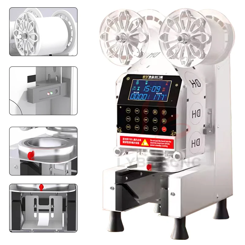 เครื่องซีลฝาแก้วพลาสติก LY สำห - Coffee Tea Machine บทวิจารณ์และราคา