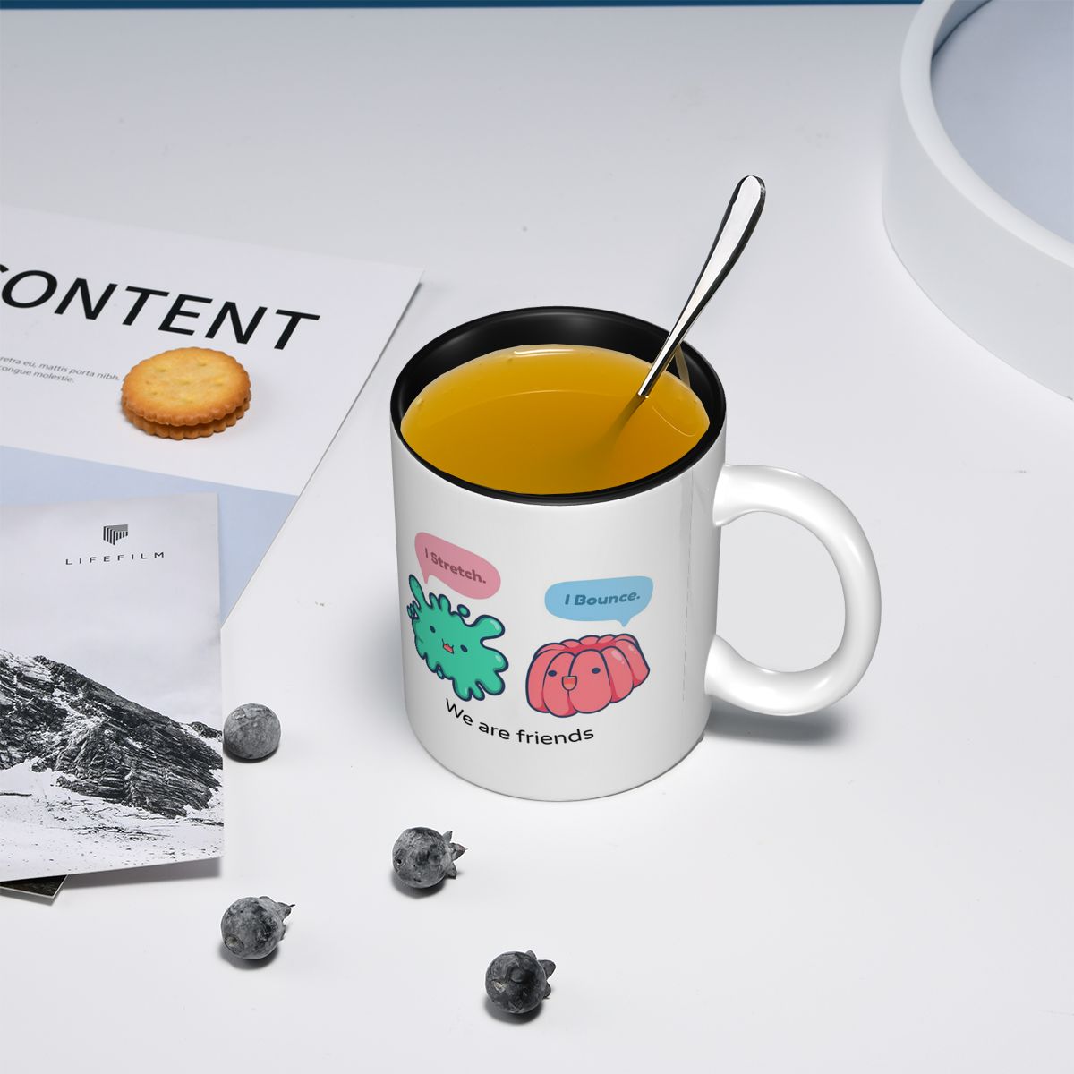 แก้วเซรามิคลายสไลม์ยืดหยุ่น แก - Coffee Jelly Tea บทวิจารณ์และราคา