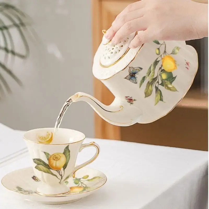 เลมอนถ้วยน้ำชาเอสเพรสโซ่ถ้วยชา - Espresso Cup Saucer บทวิจารณ์และราคา