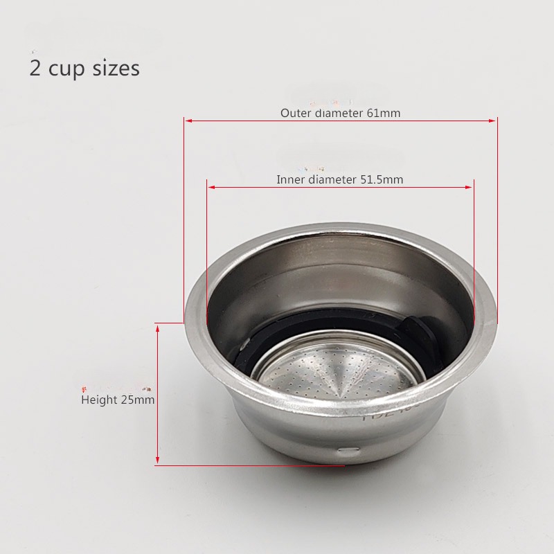 51 มม.แรงดันมีรูพรุนกรองสแตนเล - Coffee And Tea Filter บทวิจารณ์และราคา