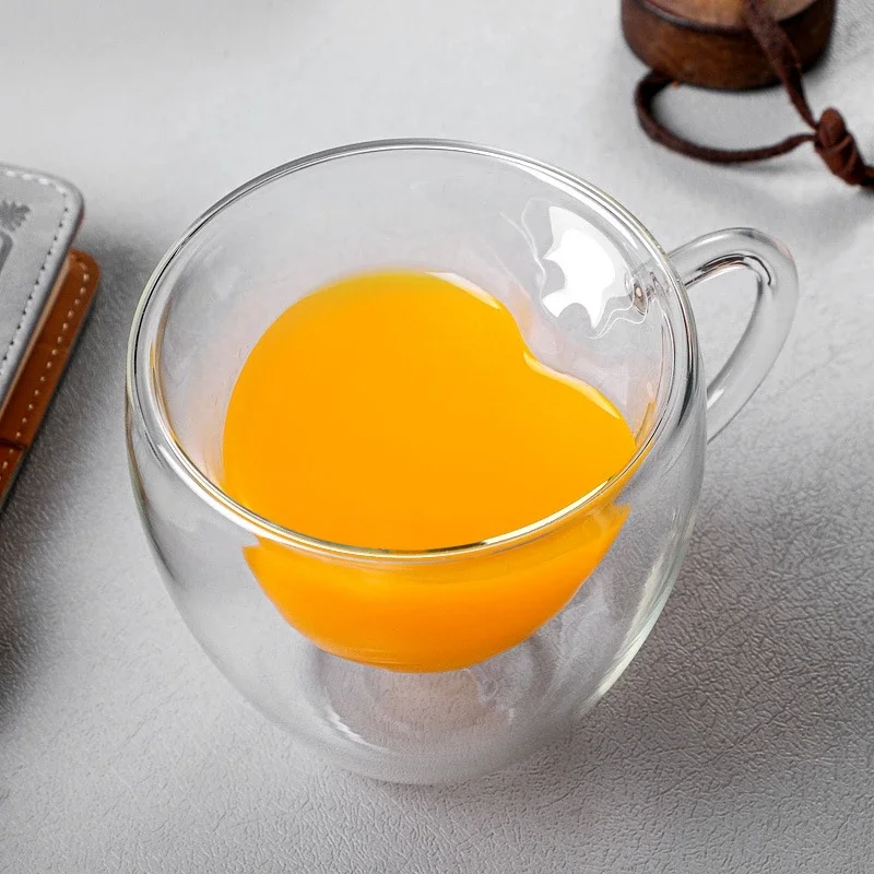 1Pcs รูปหัวใจแก้วกาแฟถ้วยไวน์ถ - Coffee Tea Vodka บทวิจารณ์และราคา