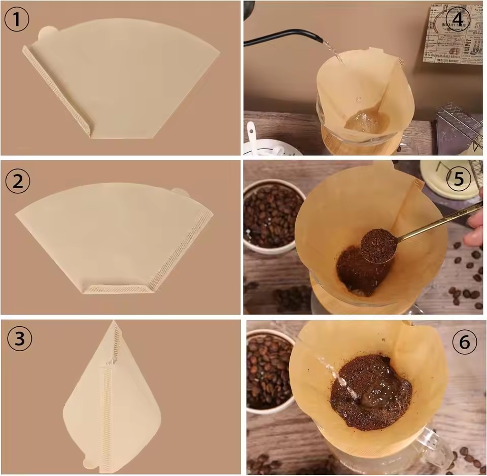 50 ชิ้น/ชุด กระดาษกรองกาแฟจากเ - Coffee Tea Brew บทวิจารณ์และราคา