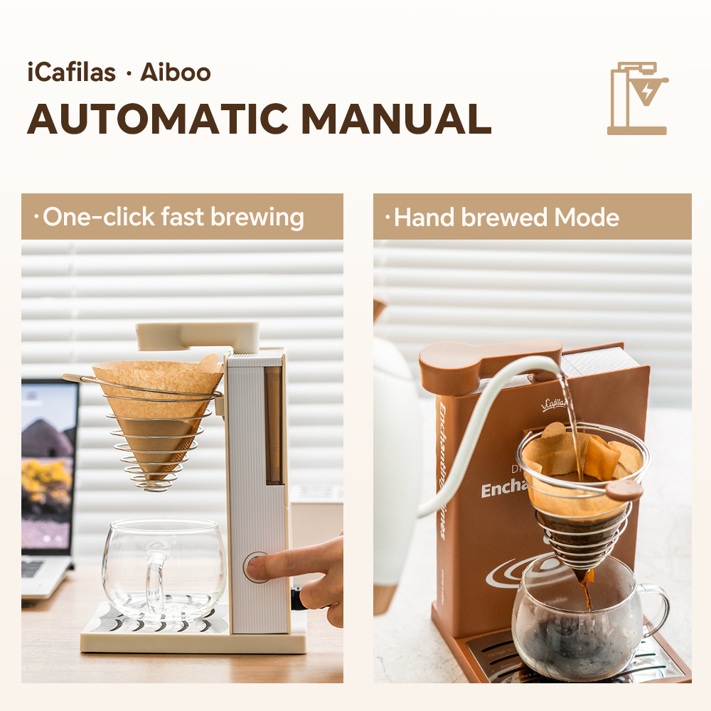 Icafilas เครื่องทำกาแฟไฟฟ้าแบบ - Coffee Tea Machine For Home บทวิจารณ์และราคา