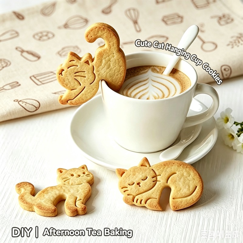 เครื่องตัดคุกกี้รูปแมวแบบแขวน  - Mug Tea Coffee บทวิจารณ์และราคา