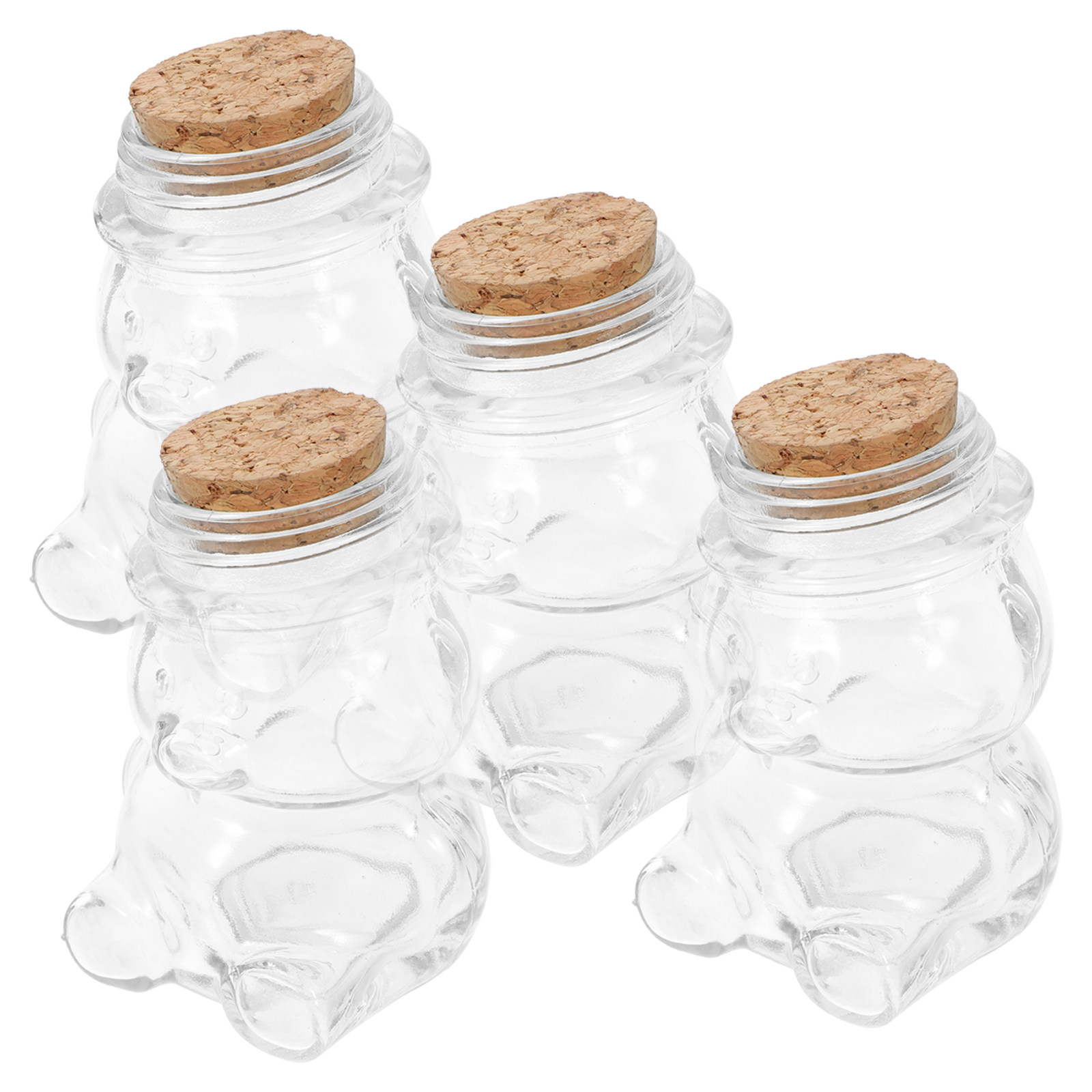 ชุดโหลแก้วใส 4 ชิ้น สำหรับเก็บ - Coffee Tea Jars บทวิจารณ์และราคา