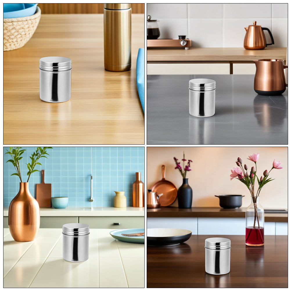 กระปุกสแตนเลส 2 ชิ้น 304 สำหรั - Coffee Tea Jars บทวิจารณ์และราคา