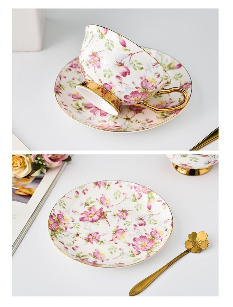ชุดถ้วยกาแฟและจานรองพร้อมช้อน  - Espresso Cup Saucer บทวิจารณ์และราคา