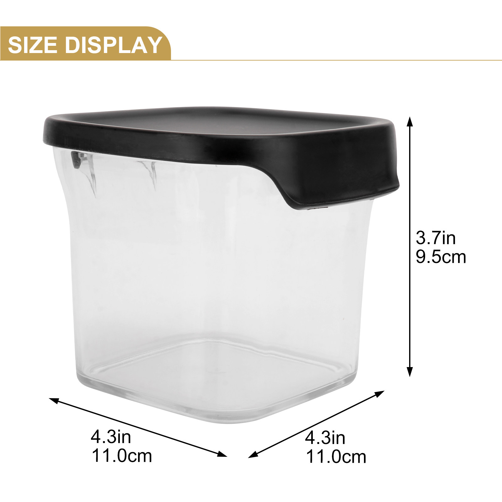 โถเก็บอาหารแบบโปร่งใสขนาด 630  - Coffee Tea Jars บทวิจารณ์และราคา