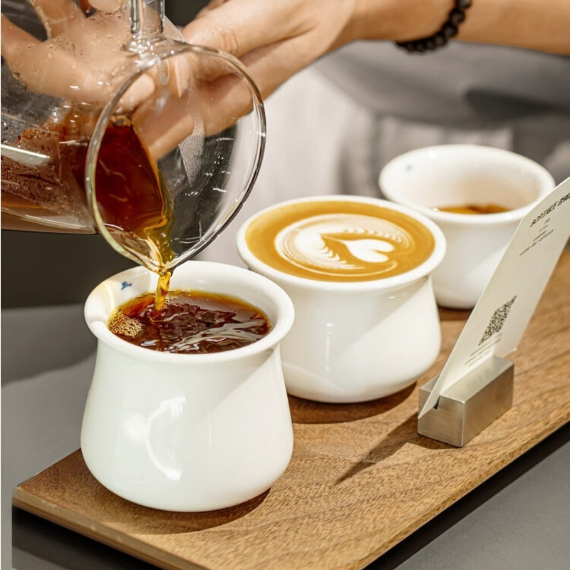 ชุดถ้วยเซรามิกสำหรับชิมเอสเพรส - Espresso Cup Saucer บทวิจารณ์และราคา