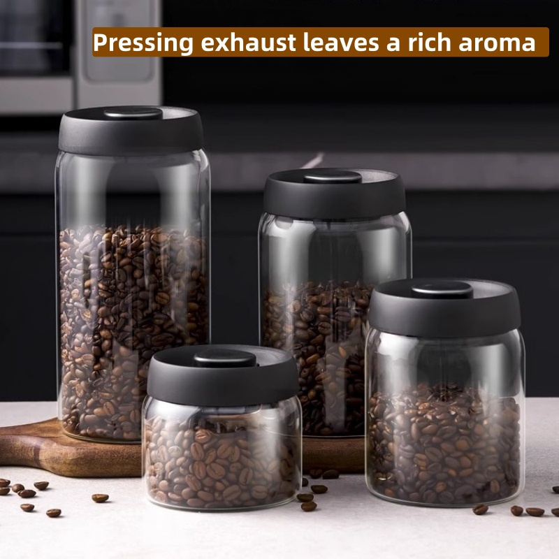 ความจุหลายฝาสีดําหม้อกาแฟคู่มื - Coffee Tea Jars บทวิจารณ์และราคา