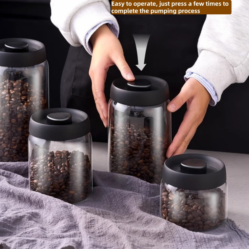 ความจุหลายฝาสีดําหม้อกาแฟคู่มื - Coffee Tea Jars บทวิจารณ์และราคา