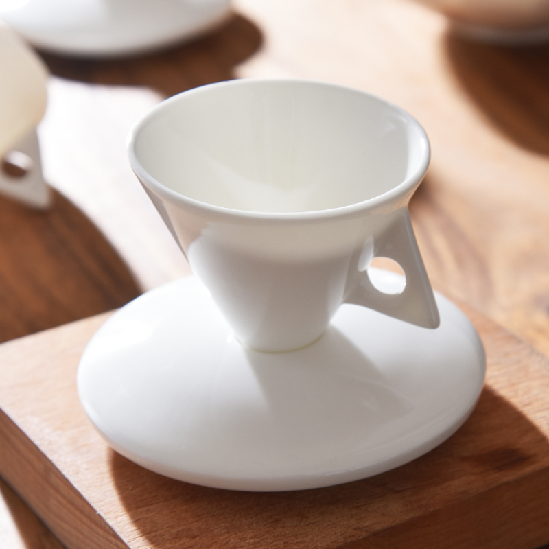 ชุดถ้วยกาแฟและจานรองพร้อมช้อน  - Espresso Cup Saucer บทวิจารณ์และราคา